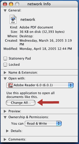 setup adobe reader as default for pdf mac